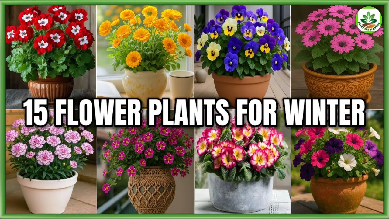 15 Best Winter Flowers That Bloom in Cold Weather - YouTube