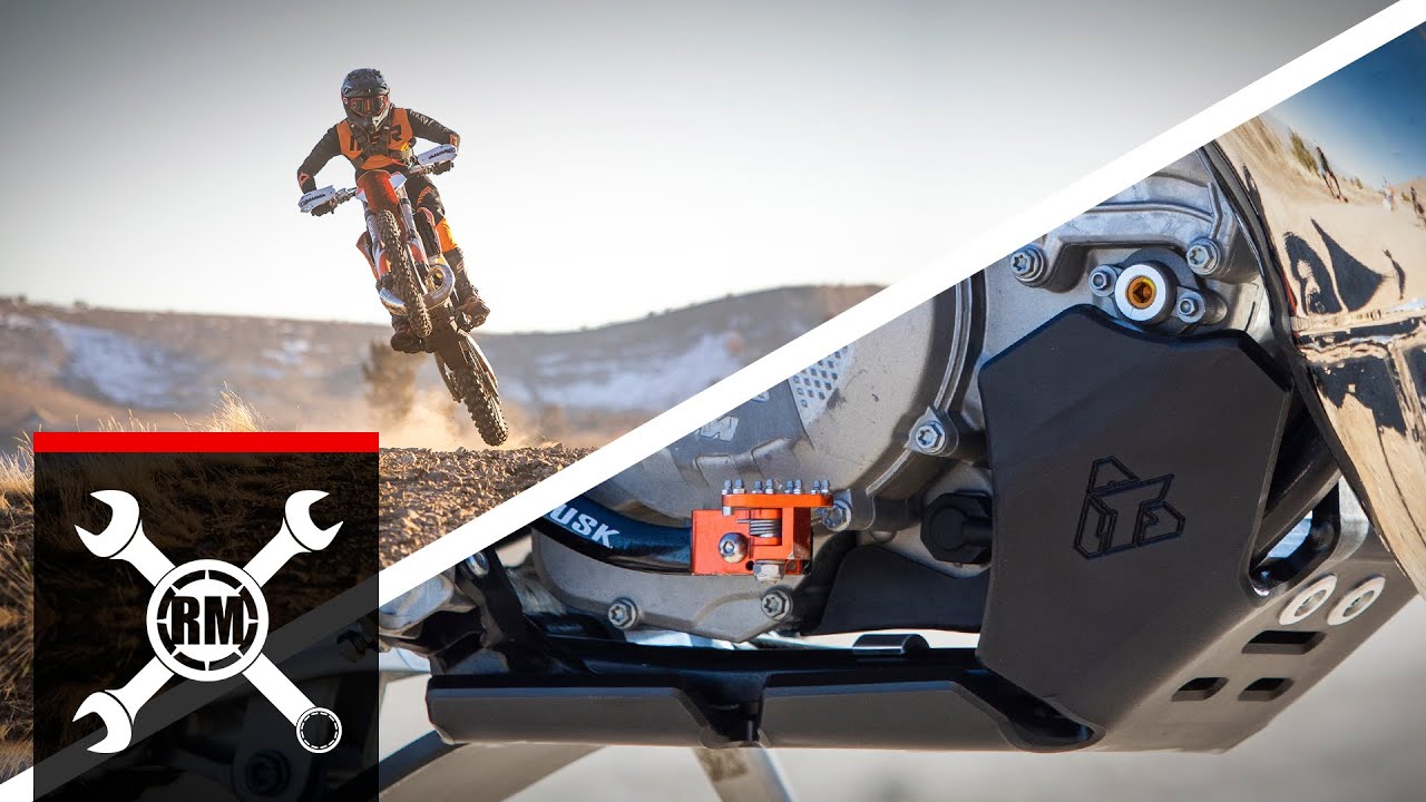 How To Install a Tusk Quiet Glide Dirt Bike Skid Plate on KTM