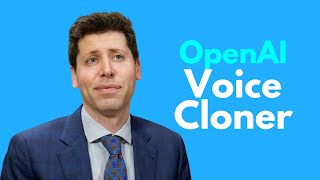 OpenAI's NEW Voice Engine (Voice Cloner) Shocks Everyone