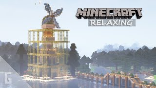 Relaxing Minecraft Windmill Construction