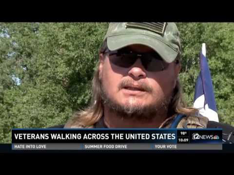 Veteran walking across American for PTSD awareness