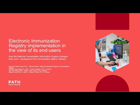 Electronic Immunization Registry implementation in the view of its end-users