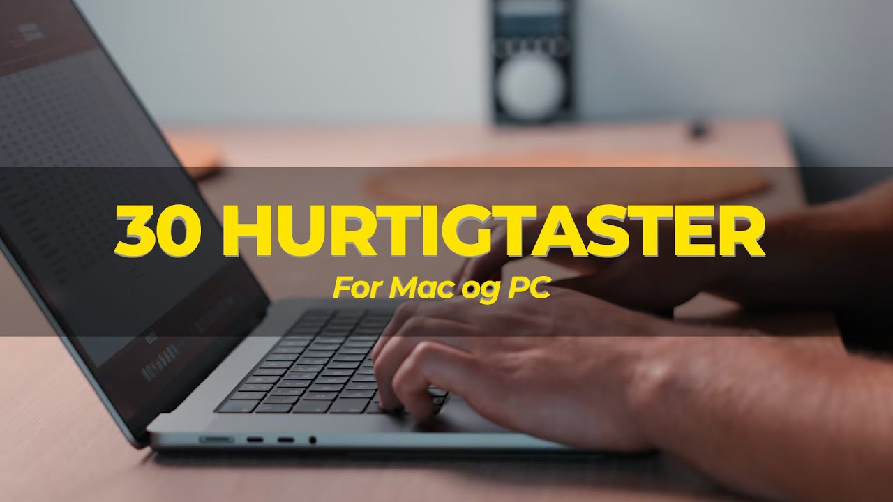 Lær de 30 mest brukte hurtigtastene i Excel (For Mac og PC)