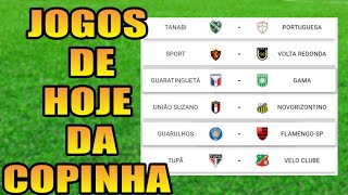 Copinha on X: TODOS os jogos de hoje pra você não perder nada da  #Copinha23🤟 #EsportesDaSorte #JogosDoDia  / X