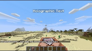 Holographic Text in One Command!!!