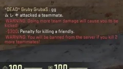 bad trust factor | cs:go