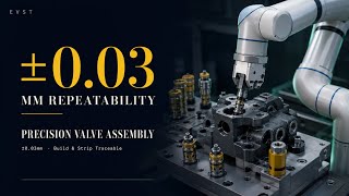 Collaborative Robot Hydraulic-Valve Precision Assembly & Disassembly
