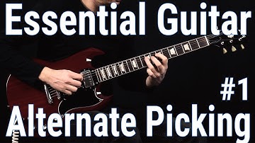 Essential Guitar Practice Routines - Alternate Picking | Etude 1 by Danny Gill