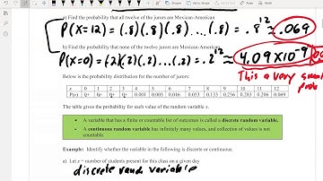 Math 119 Chapter 5 part 1