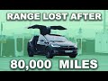 Battery Range Lost after 80,000 Miles In Tesla Model X 100D