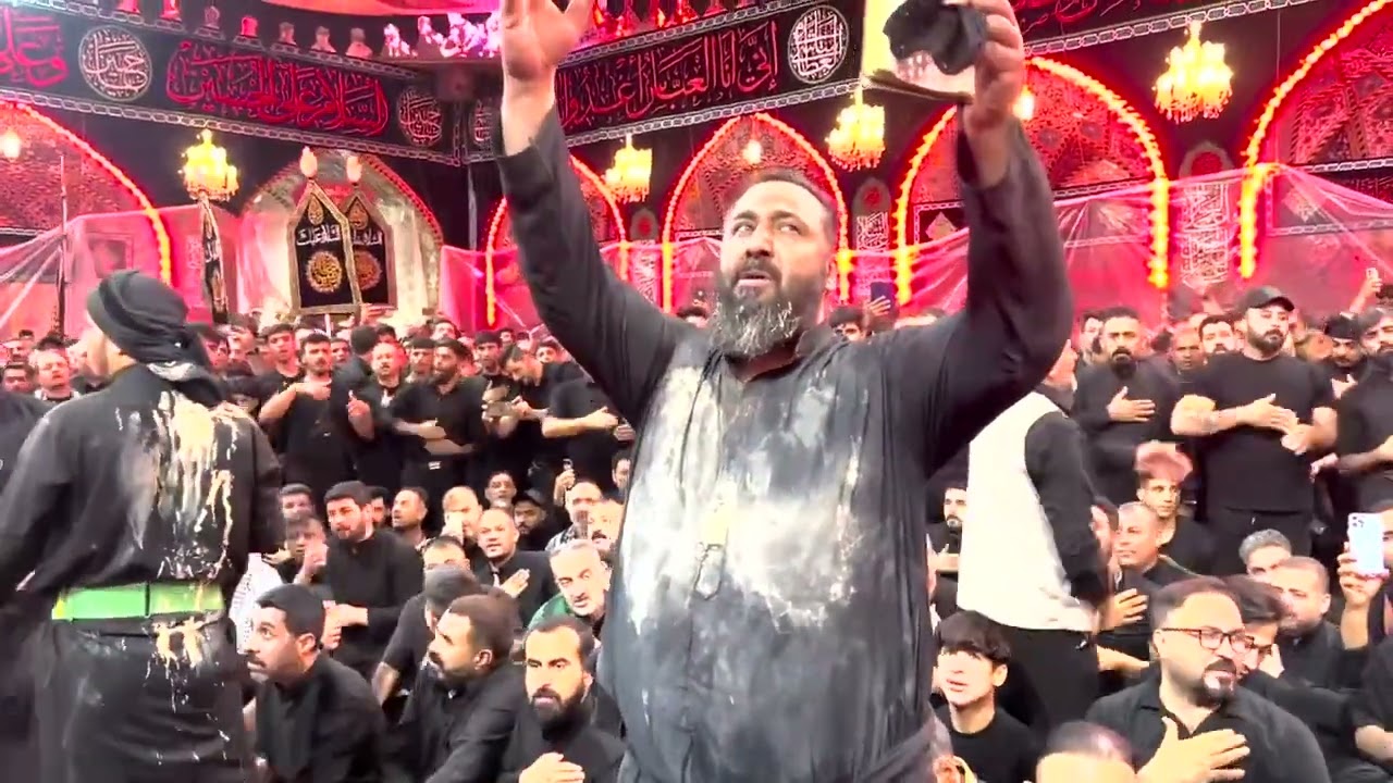 لليلة العاشر في حرم ابا الفضل العباس حسين ذب  عمامتة الردود عباس العقابي