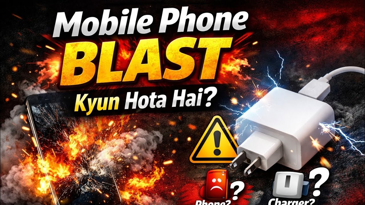 Mobile Phone Blast Kyun Hota Hai? | Fast Battery Charging | Fast Charger | Mobile ki Charging