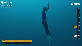 Mytikas Greece 2025 Nataliia Zharkova Fin Cmas 2025 World Championship Freediving September