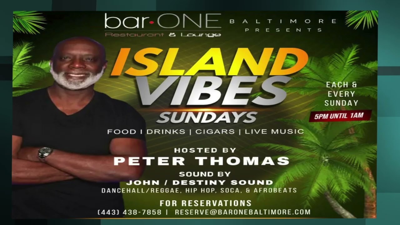 SUNDAY @baronebaltimore  BAR ONE BALTIMORE MD 5PM TO 1AM @peterthomasrhoa @destiny_sound_gs
