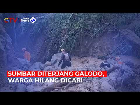 Banjir Bandang Terjang Sumbar, Tim SAR dan Brimob Cari Warga Hilang