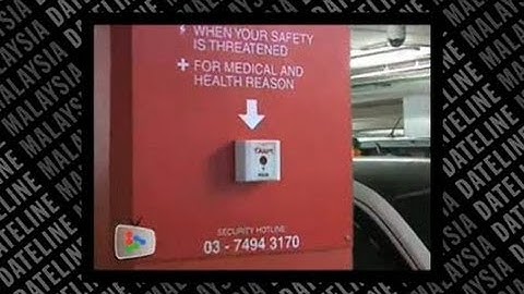 Panic buttons for security measure