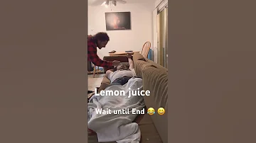 Lemon Juice Prank While Sleeping 