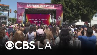 LA Pride celebrations bring thousands to Hollywood