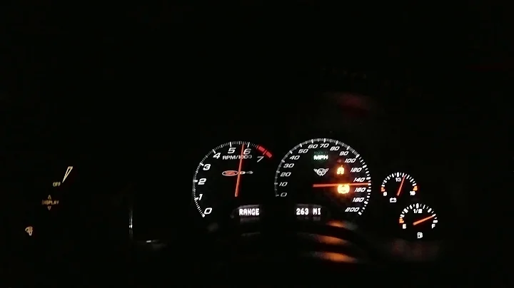C5 Corvette Z06 Bone Stock 4th & 5th Gear Top Speed Check 170mph