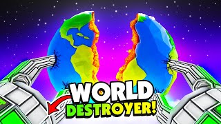 I Became a WORLD Destroying Robot in VR - Block Buster VR