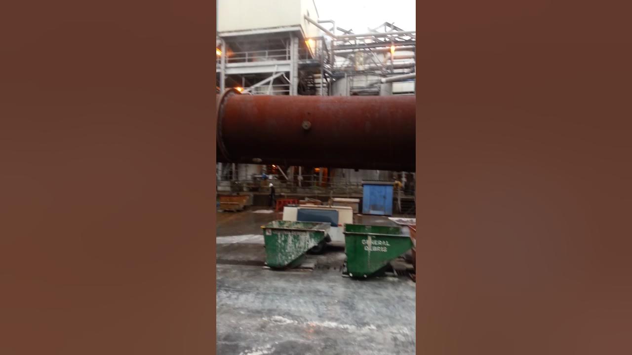 Lime kiln trunnion starting to crack YouTube