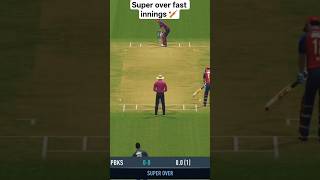 🔥 GT vs PBKS SUPER OVER THRILLER! 😱 Last Ball Drama 🏏 #shorts #viral