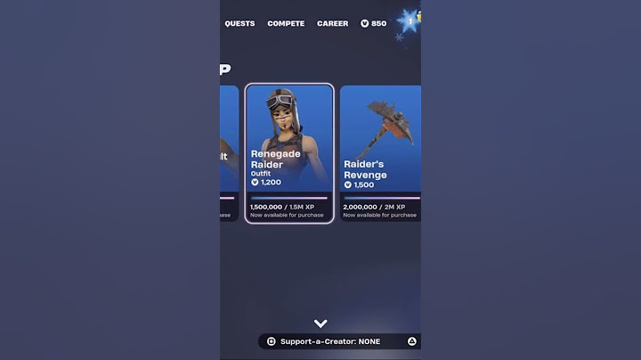 2 million XP glitch to get renegade raider “ do it before it’s patched”￼￼