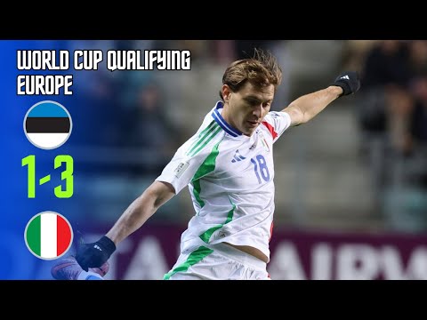 إستونيا إيطاليا ١ ٣ أبرز اللقطات تصفيات كأس العالم ٢٠٢٥ ٢٠٢٦ إستونيا إيطاليا