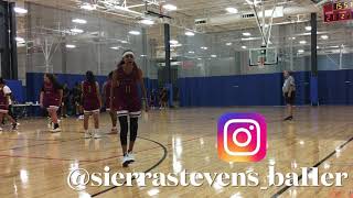 16 Year Old Point Guard Sierra Stevens Has Amazing Court Vision and Passing.
