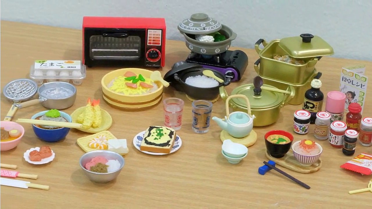 Dollhouse Miniatures Food Groceries Dolls Bears Food Groceries Re Ment Miniature Momoya The Japanese Nostalgic Meals Set Rement Full Set Of 8 Zsco Iq