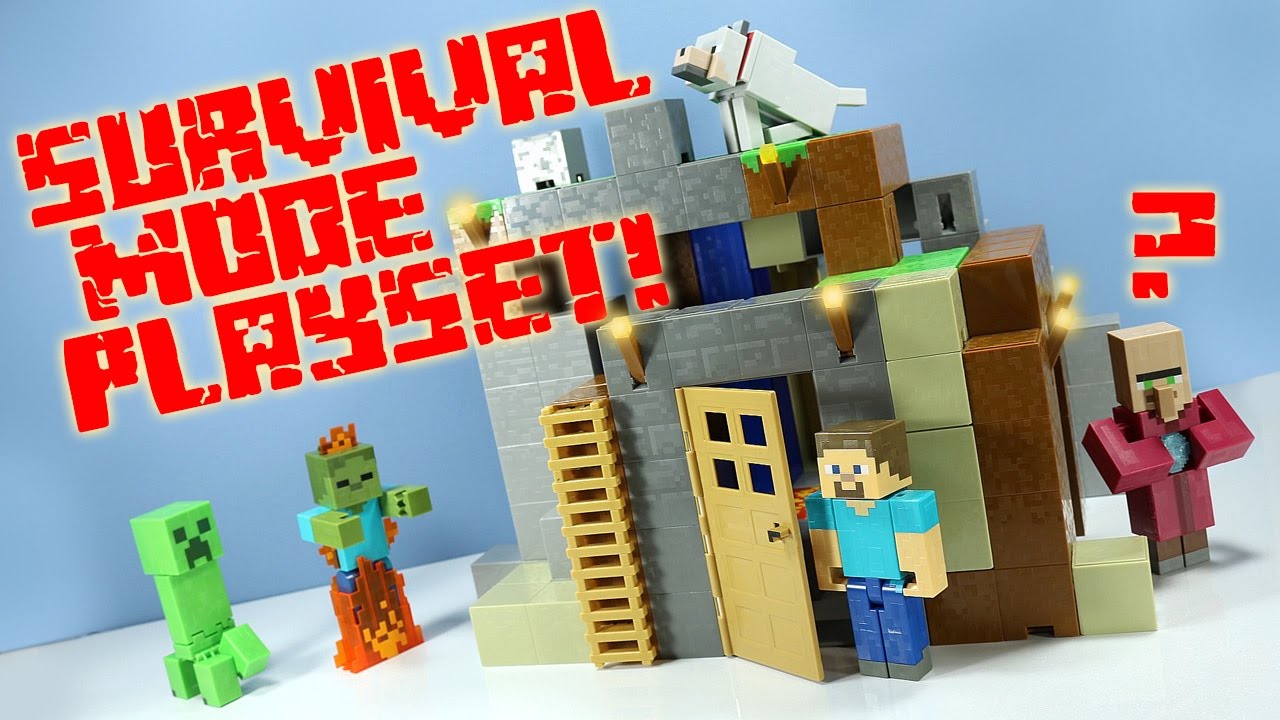 Minecraft Survival Mode Playset From