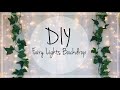 DIY Fairy Lights Backdrop|Earthy Aesthetic