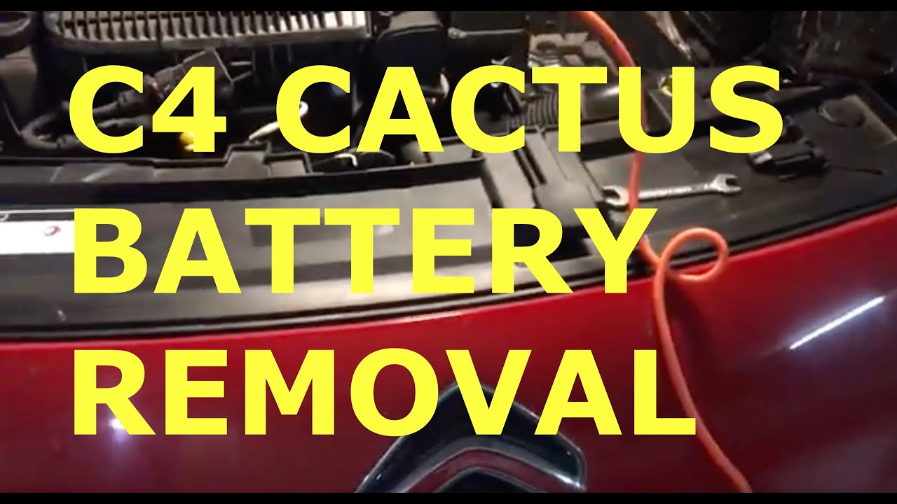 How to Remove the Battery | Citroën C4 Cactus 1.2 Petrol