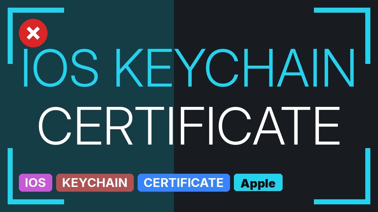 When i try to install my certificate in keychain, the error says ...