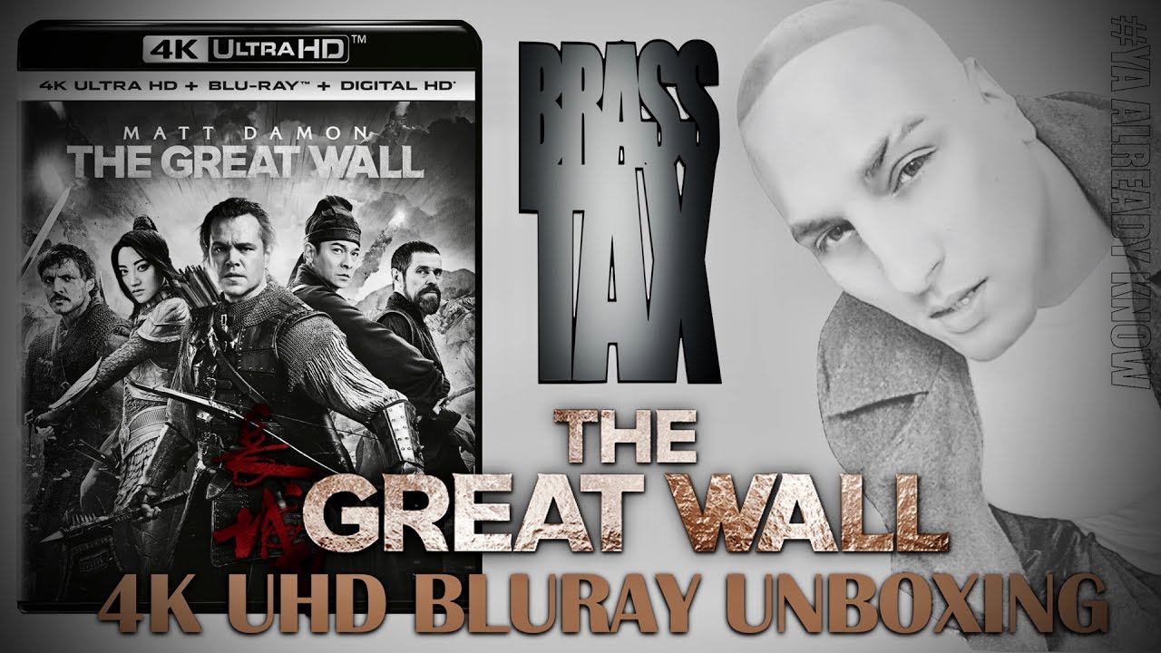 The Great Wall 4K UHD Bluray Unboxing Brasstax YouTube
