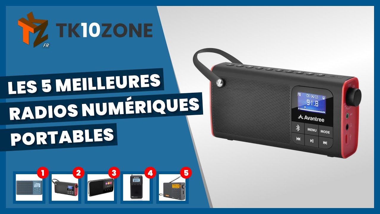 Les 5 meilleures radios numériques portables