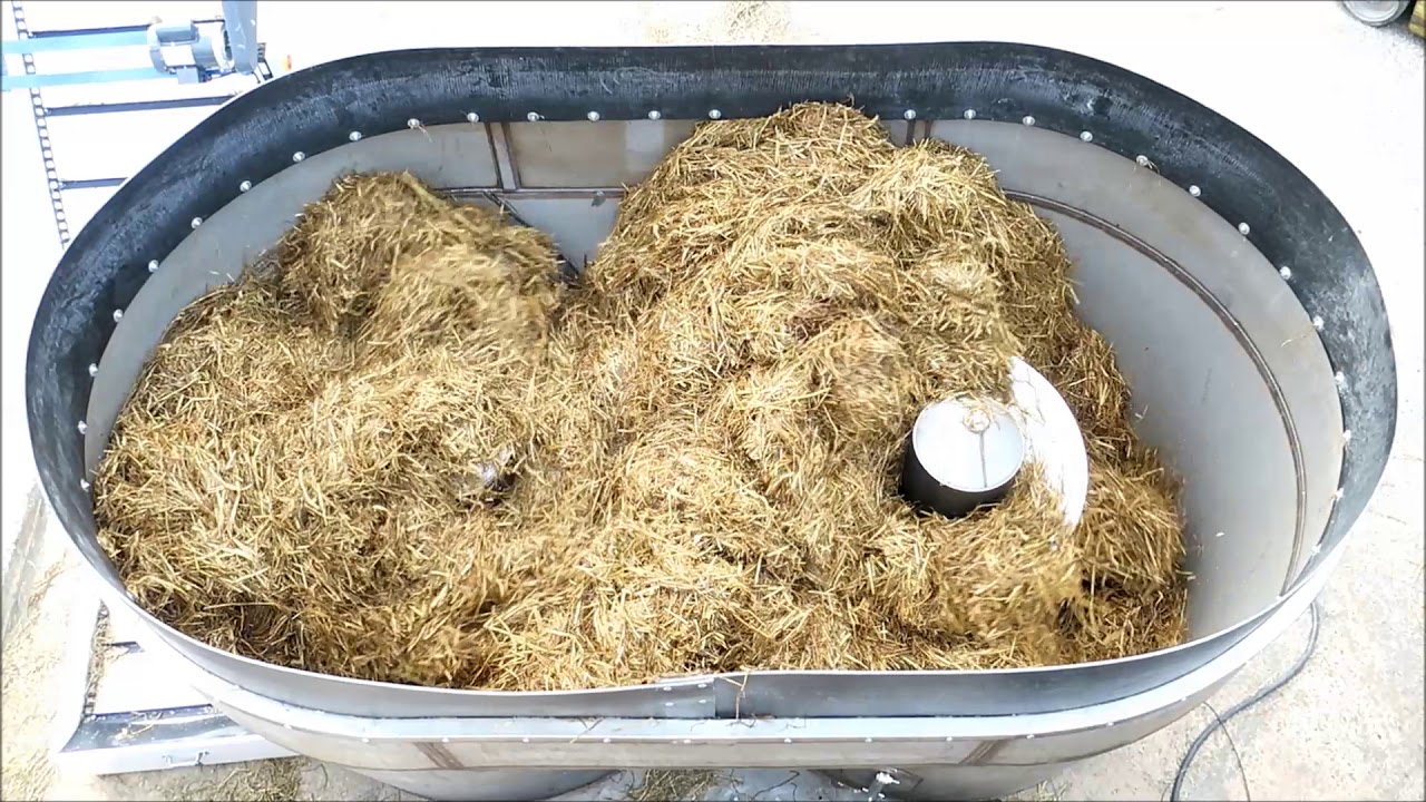 Rissler V310 With Round Bale Triticale Youtube