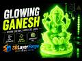 Glowing Statue of God Ganesh