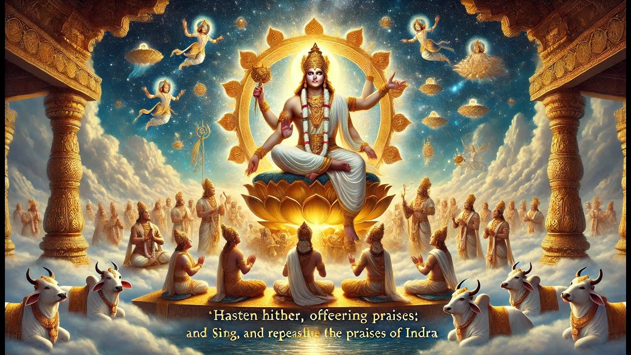 Rigveda | Mandala 1 | Sukta 5 | Mantra 1 | Sing Praises to Indra | A ...