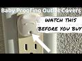 Demo Of How EASY TO USE And EFFECTIVE Baby Proofing Outlet Covers From Amazon Are PRODUCT REVIEW
