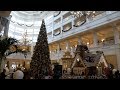 Disney's Grand Floridian Resort Christmas Decorations 4K Tour 2019 Walt Disney World Orlando Florida