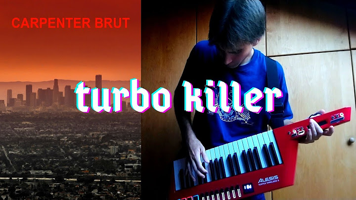 Turbo Killer Piano version - Piano performance video thumbnail