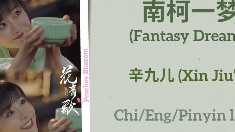 南柯一梦 (Fantasy Dreams) - 辛九儿 (Xin Jiu’Er)《花青歌 Different Princess》Chi/Eng/Pinyin Lyrics