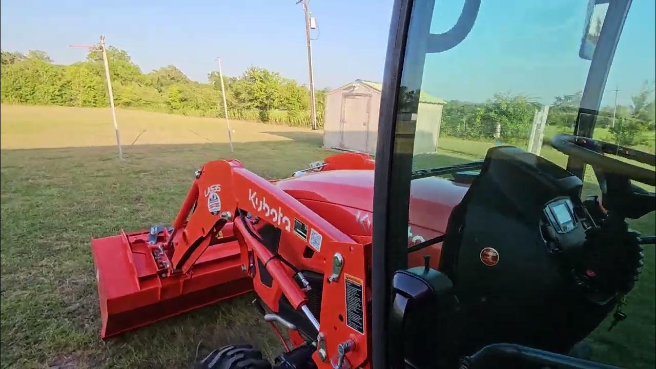 Kubota LX2610 rear work lights install - YouTube