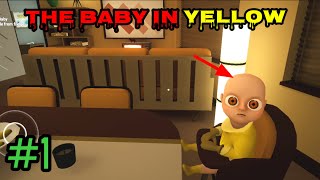 HORROR GAME| The baby in yellow game play|@allinonegame-bh9ie