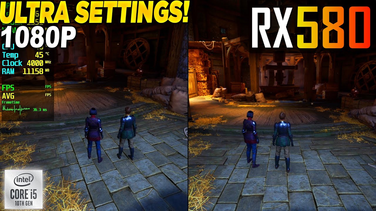 Split Fiction RX 580 - 1080p Ultra,