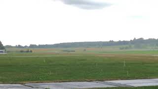 Take Off with a Cessna P210 Silver Eagle in EDQW, Germany, Rain, ISA+10, 1300 ft Elevation, MTOW