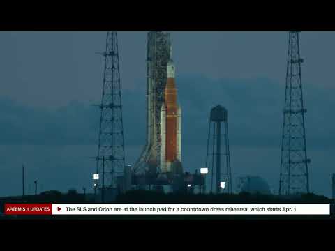 Replay: Coverage of NASA's first countdown rehearsal attempt for the SLS Moon rocket