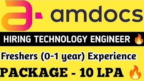 Amdocs Jobs Freshers Recruitment 2022 : Hiring as Technology Engineer