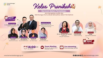 Kelas Pranikah bagi Calon Pengantin/Pasangan Muda